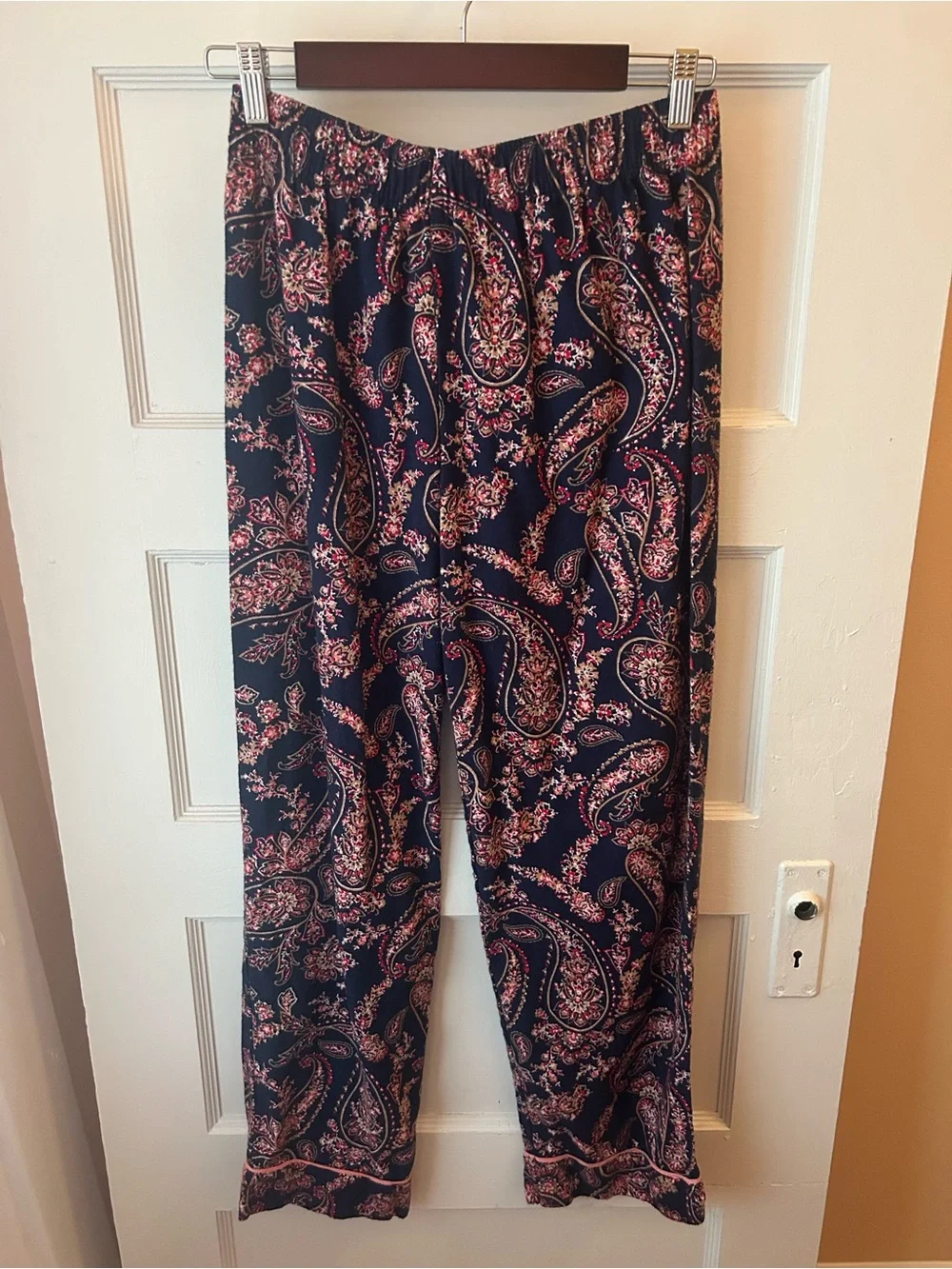 Liz Claiborne long sleeve paisley 2-piece pajama set